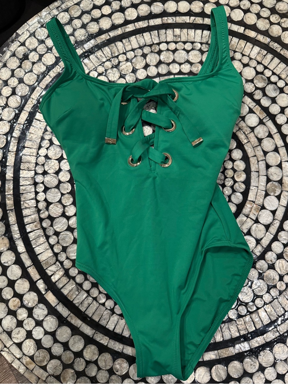 Michael Kors Green Swimsuit